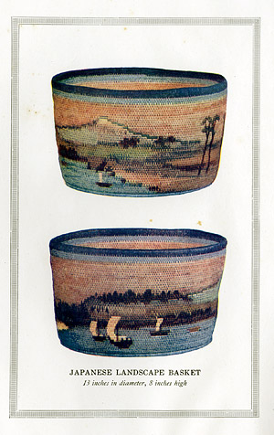 Japanese Landscape Basket