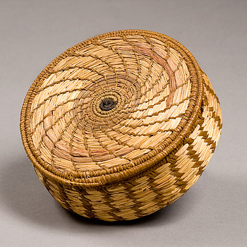 Raffia and Sweet grass basket